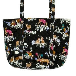 Vera Bradley Merry Mischief Grand Tote Bag Woodland Animals Winter Print